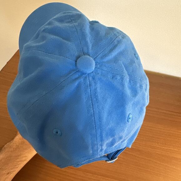 Men’s Dad Blue Cotton Hat Camping Cap Adjustable Embroidered Van Surfing - Picture 5 of 8